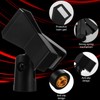 2 PCS Adjustable Microphone Holder Clip Mic Clip for Stand