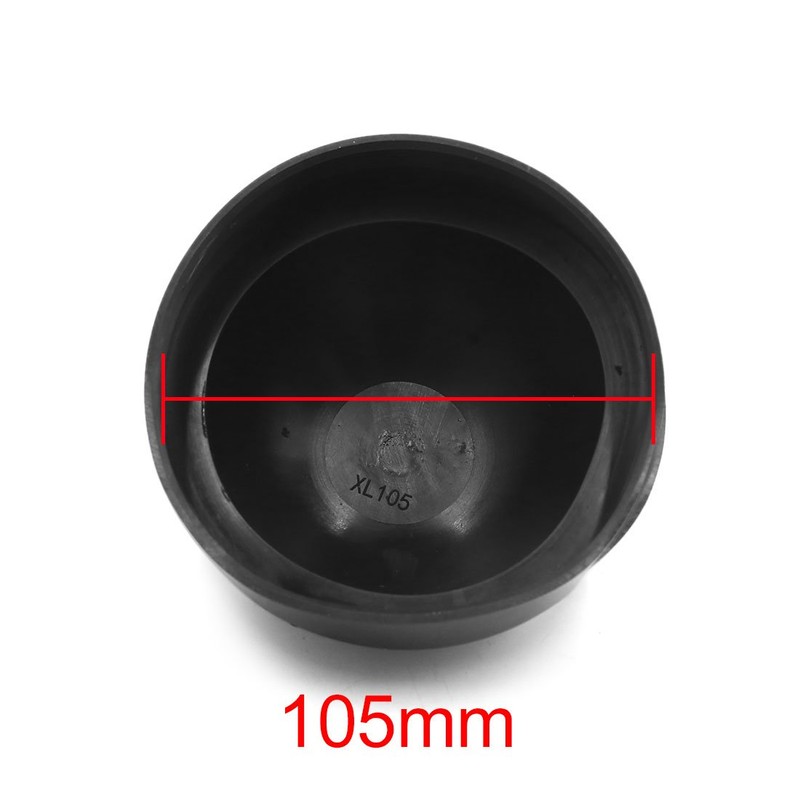 sourcingmap 2pcs 105mm Rubber Waterproof Car LED HID Headlight Dust