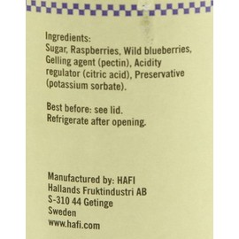 Hafi Queens Blend: Raspberry & Wild Blueberry Preserves 14.1-ounce Jar