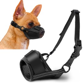 Dog Muzzle, Soft No Barking Bite Mesh Muzzles for Large Sized Dogs Anti Chewing, Breathable Muzzle for German Shepherd Labrador/Golden Retriever, etc, Suit for Grooming Vet Allows Panting Drinking