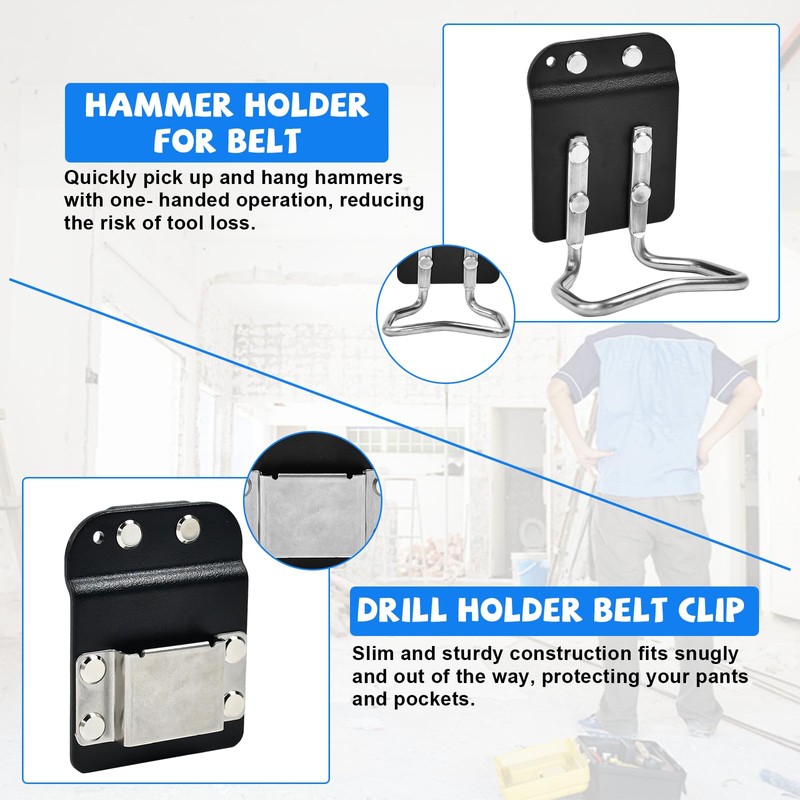 Elyyapt HammerCatcher-Hammer Holder Streamlined Hammer Holster Hammers Loop Fit Up