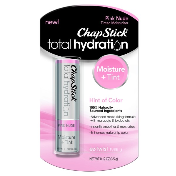 ChapStick Total Hydration Pink Nude 0.12 oz (Pack of 3)