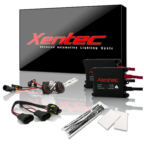 Xentec 9006 (HB4) 8000K HID xenon bulb x 1 pair bundle with 2 x 35W Digital Slim Ballast (Light Blue)