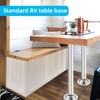 RUPSE Boat RV Table Base Mount 2 Pack, Aluminum Standard