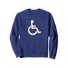 Classic Blue and White Handicap Sign Gifts Sweatshirt