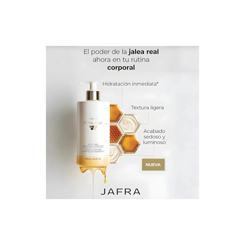 Jafra Royal Jelly Crema Corporal Hidratación Inmediata, 400ml
