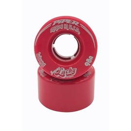 Piper Super Lucky Quad Indoor Roller Skating Dance Wheels - Precision Crafted for Peak Performance - 50mm red