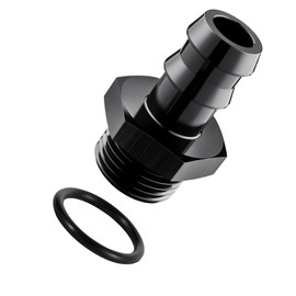 EVIL ENERGY 8AN ORB Male to 1/2" Barb Straight Fitting Adapter