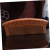 TOVINANNA 4pcs Portable Retro Wood Combs Wide Tooth Detangling Static