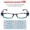 3 Pack Reading Glasses with Lights in The Frame for