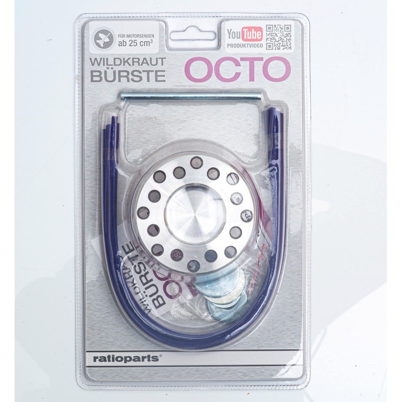 Ratioparts 6-707 Octo Weed Brush 200 mm, 25.4 mm Diameter