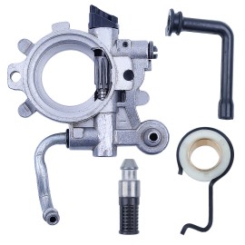 For Stihl Oiler Oil Pump for Stihl 044 MS440 Chainsaw Worm Gear Spring Pickup Line Filter