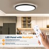 BLNAN LED Flush Mount Ceiling Light with Remote Control, 12