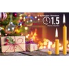 Eika Premium 100% Beeswax Tree Candles - Pack of 20