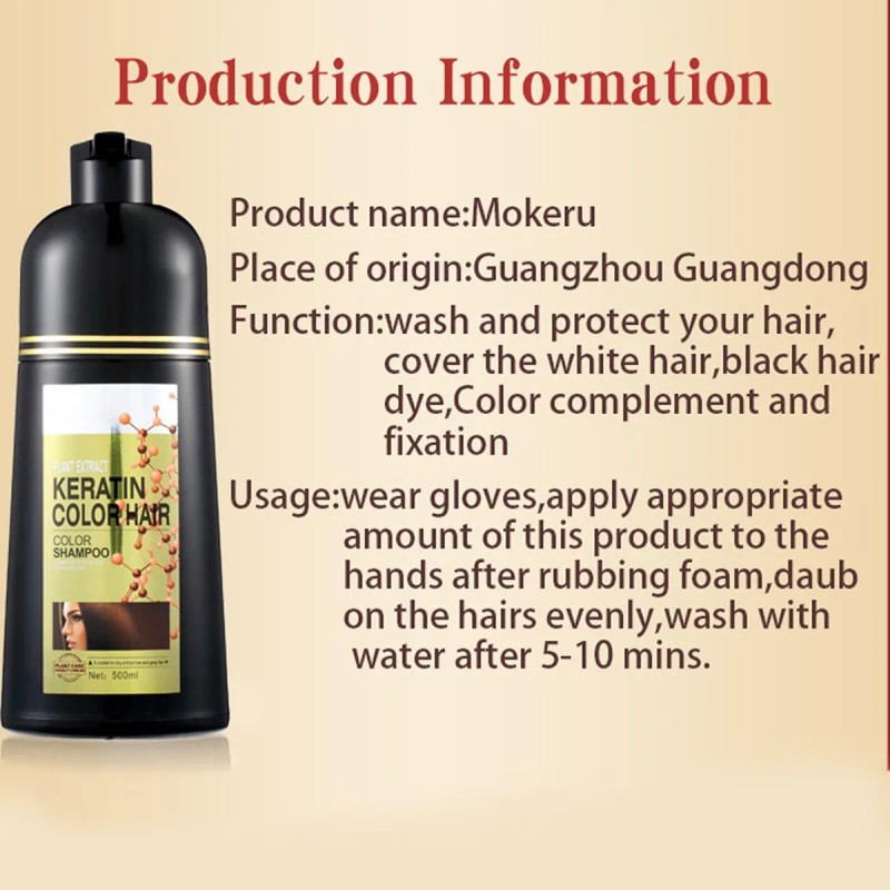 Color Dye Shampoo 6 En 1, Eterna Vida Color Dye