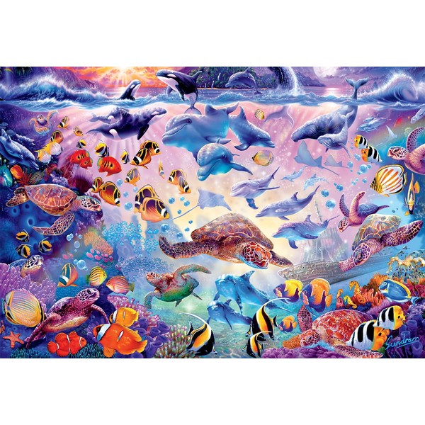 Buffalo Games - Ocean Majesty - 2000 Piece Jigsaw Puzzle for Adults Challenging Puzzle Perfect for Game Nights - 2000 Piece Finished Size is 38.50 x 26.50
