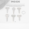 Briny River 6-Piece Golf Cart Key Set Compatible with EZGO