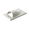Qianly Cable Pass Through Wall Plate DIY Home Audio Accessories