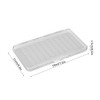 Ultra Thin Transparent Fly Lure Box Bait Storage Case Container