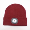USB Rechargeable LED Beanie Hat for Men & Women –
