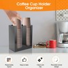 Paper Cup Lid Holder Dispenser, Cup Storage Organiser, Disposable Cup