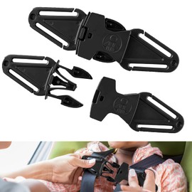 2 PCS Anti-Escape Car Seat Strap - Safety Clip to Prevent Car Seat Buckle Escape