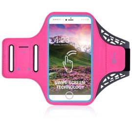 DFV mobile - Professional Cover Ultra-Thin Armband Sport Walking Running Fitness Cycling Gym for INTEX INFIE 33 (2018) - Pink