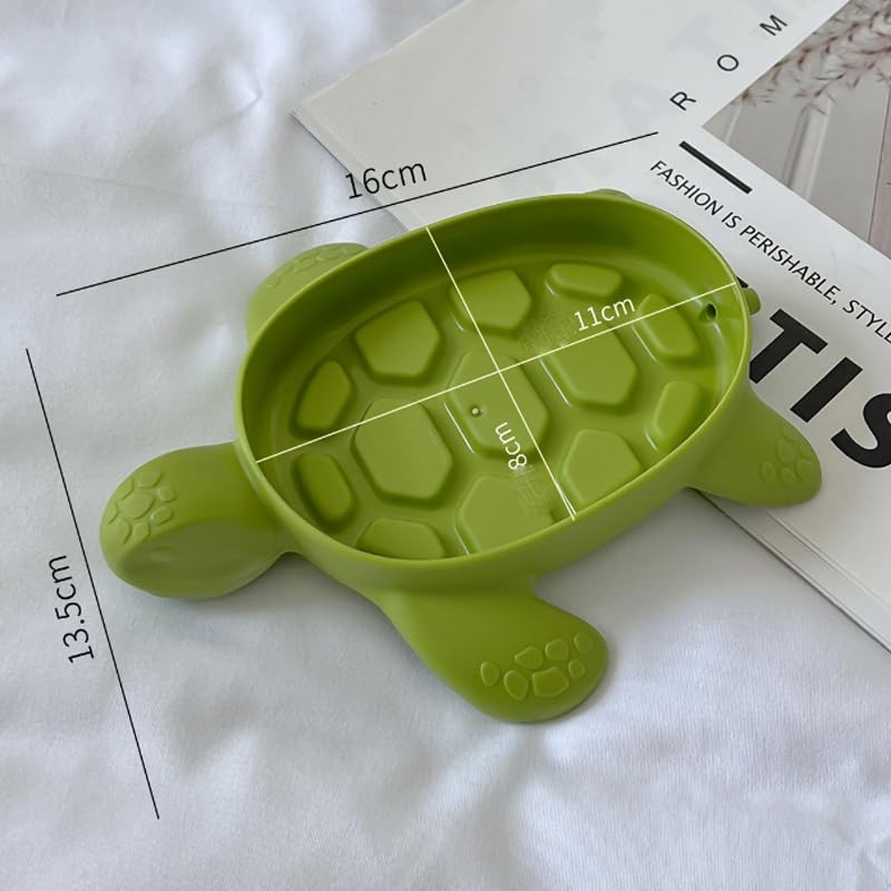 LAKYMIE Soap Dish Soap Holder Turtle Soap Dish Soap Savers