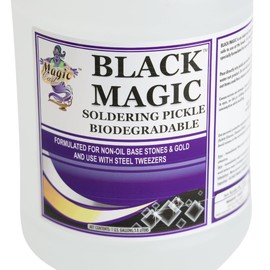 1 Gallon of Black Magic Pickle Solution Stone Gold Biodegradable Soldering Pickle