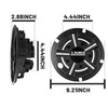 Golf Cart SS Wheel Covers Hub Caps for EZGO, Club