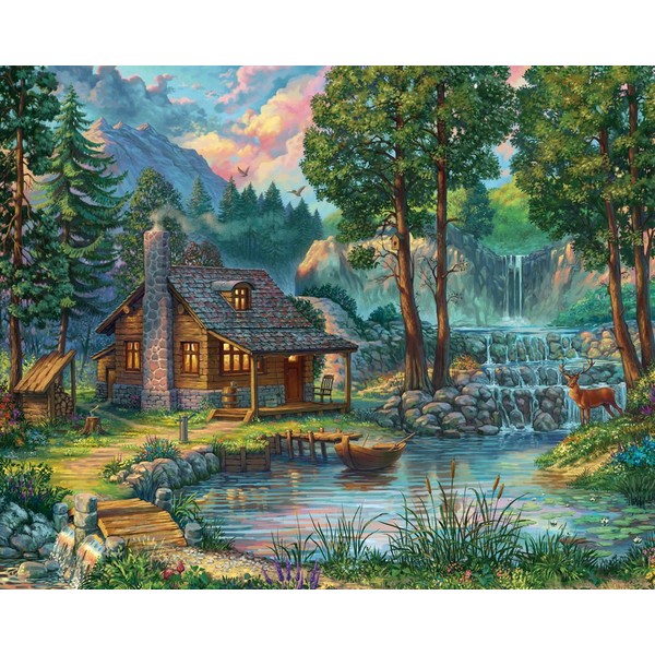 House by The Lake Jigsaw Puzzle 1000 Piece