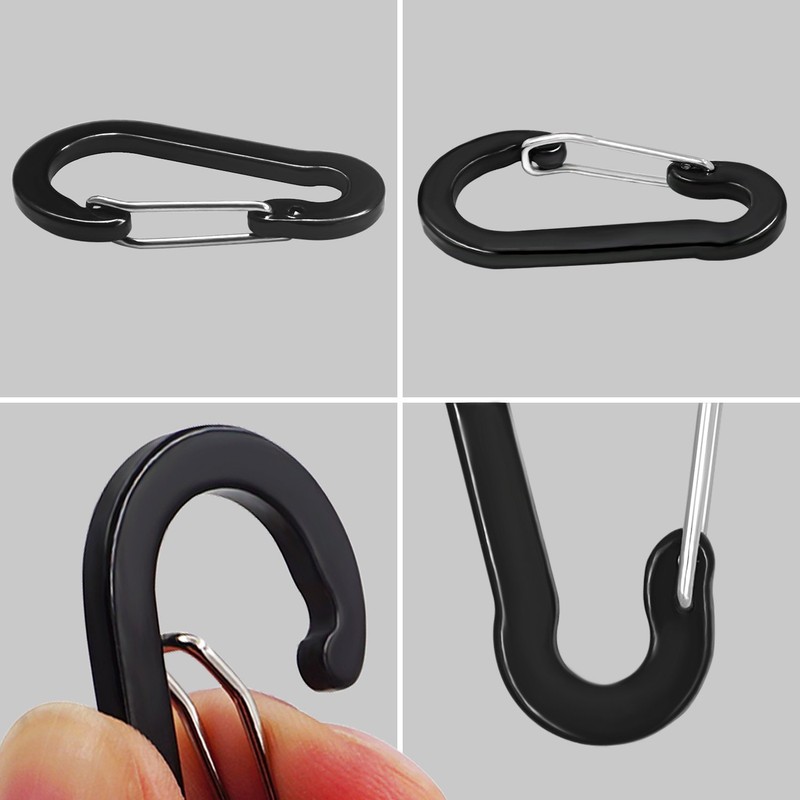 Lix&Rix Retractable Safe Tool Retention Coil Cord Lanyard Keychain Leash