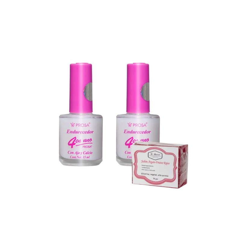 2 Pack Esmalte Endurecedor para Uñas Con Ajo y Calcio