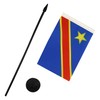 Democratic Republic of the Congo Table Flag 4'' x 6''