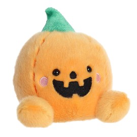 Aurora® Spooky Palm Pals™ Carver Jack O' Lantern™ Stuffed Animal - Pocket-Sized Play - Collectable Fun - Orange 5 Inches