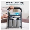 Bed Rail Safety Bed Assist Rail for Adults Elderly w/Storage