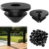 Cable Railing Rubber Grommets 50 Pack Protective Sleeves for 1/8