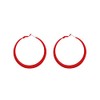 80s Hoop Earrings Colorful Hoop Earrings Large Retro Exaggerated Round