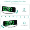 ORIA 13" Digital Wall Clock, Large Display LED Alarm Clock