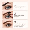 Brow Tattoo Peel Off - Brow Gel Eyebrow Tattoos Waterproof,
