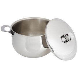 ExcelSteel Made in Italy 7-1/2" QT Stainless Stockpot W/Sandwiched Base