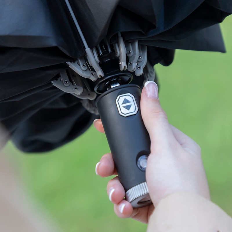 InnovaGoods® Folbrella Reversible Folding LED Umbrella Opens and Closes Inverted