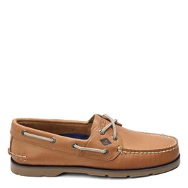 Sperry mens Leeward 2-eye Boat Shoe, Sahara, 9.5 Wide US