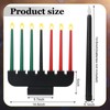 Baquler 8 Pcs Kwanzaa Kinara Set Kwanzaa Candles Flameless Battery