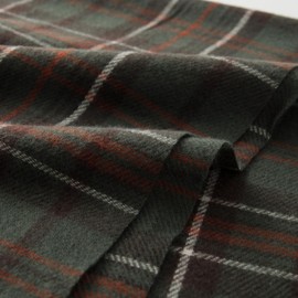 CALVIN & OLIVIA Women's Fall Winter Scarf Thick Classic Plaid Scarf Wrap Warmth Soft Oversized Cashmere Feel Scarves Christmas Green Plaid