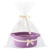 HomeyPine Empty Gift Bowknot Basket with Ribbons and Bow and