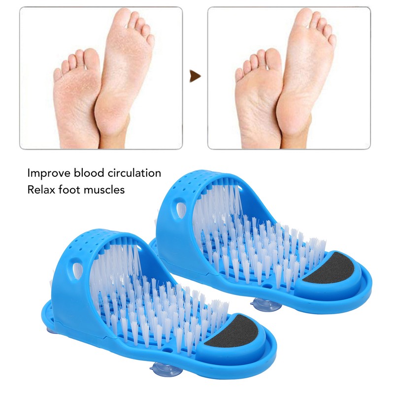 2pcs Foot Washing Brush Shoes Massage Scrubber Cleaning Exfoliating Feet