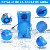 FHZLAJ Mochila de Hidratación Deportiva 2L Bolsa de Agua Mochila