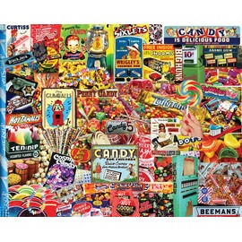 White Mountain Puzzles Penny Candy - 550 Piece Jigsaw Puzzle
