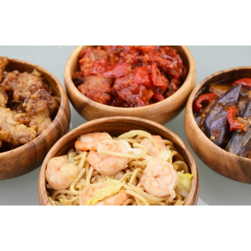 Pacific Merchants Trading Acaciaware Round Calabash Bowl, 6-Inch by 2-Inch